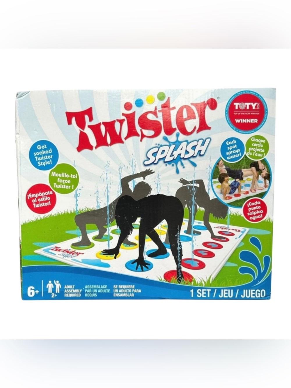 Hasbro Twister Splash Water Game for Kids – Backyard Sprinkler Outdoor Fun